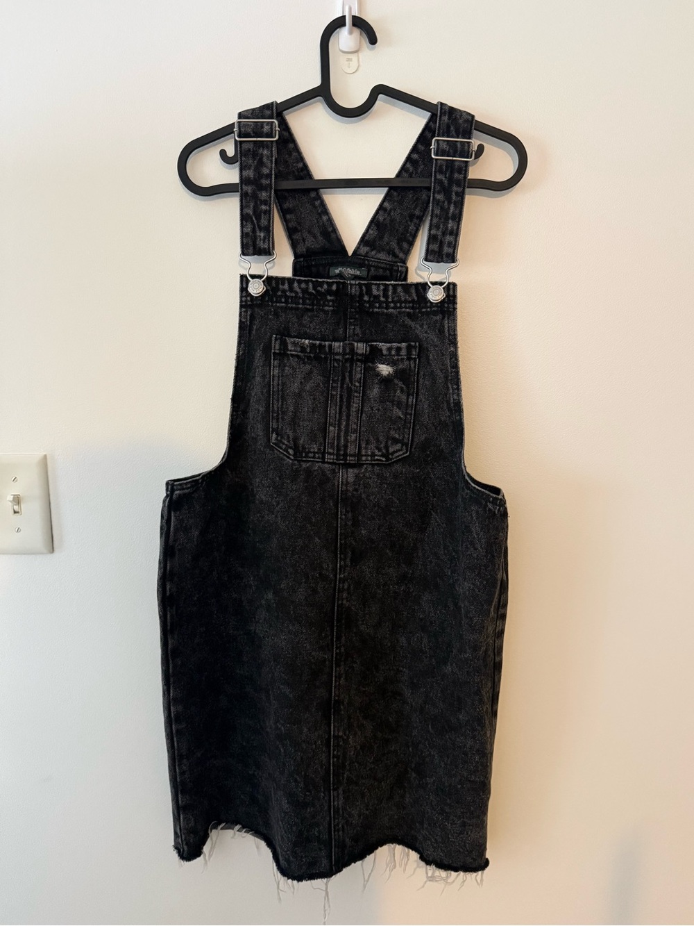 Wild Fable Black Denim Overall Skirt